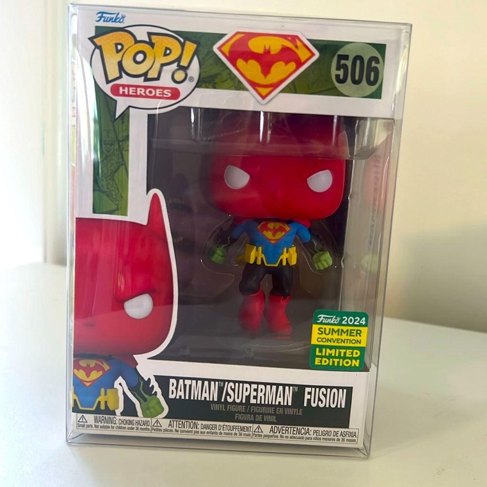 SDCC 2024 Batman/Superman Fusion Funko pop